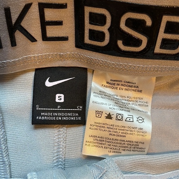 Nike baseball pants S in grey with pockets - Picture 5 of 9